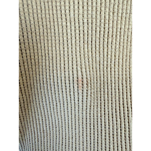 90's Vintage BLUE FISH Neutral Khaki Hooded Thermal Cotton Jacket OS #5-0174 USA - Picture 6 of 16